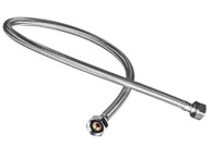 Čelično pleteno priključno crijevo GW 1/2" x GW 1/2" 100 cm, inox